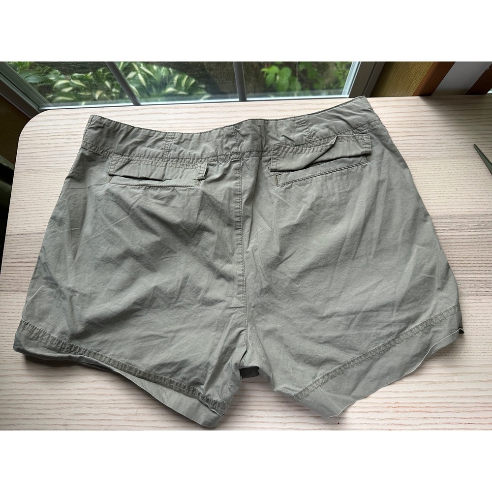 Gap Womens Olive Green Khaki Utility Shorts Medium Casual Hiking Summer Gorpcore - Picture 2 of 3